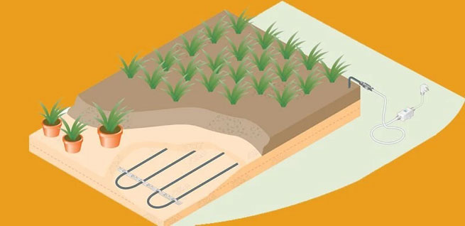Agriculture through heating